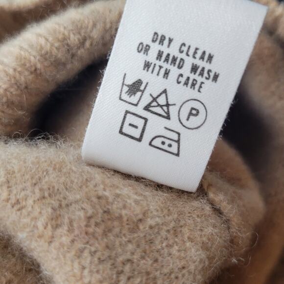 Blarney Woolen Mills Lambswool Sweater Tan Size Large - Picture 4 of 6